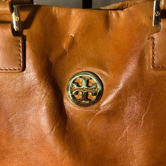 Tory Burch Large  Dena Tan Leather Tote bag - Picture 6 of 11